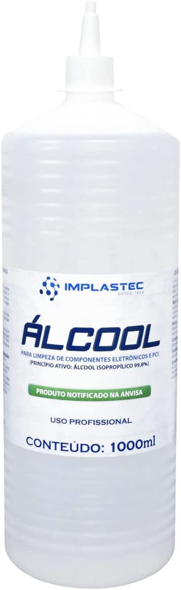 Álcool Isopropílico Limpeza De Eletrônicos E PCI 1 Litro