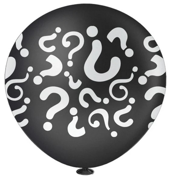 Balão Gigante de Chá Revelação - Interrogação 1 uni- PIc Pic 