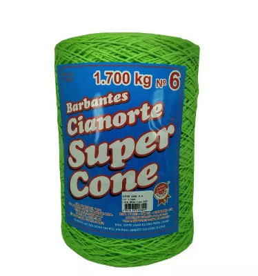 Barbante Cianorte SuperCone Nº6 1.7 Kg - Limão 