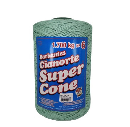 Barbante Cianorte SuperCone Nº6 1.7 Kg - Verde bb 