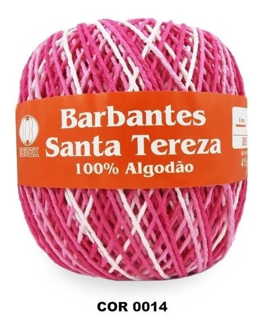 Barbante Santa Tereza N°6 Tricô Crochê 415m - Pink 
