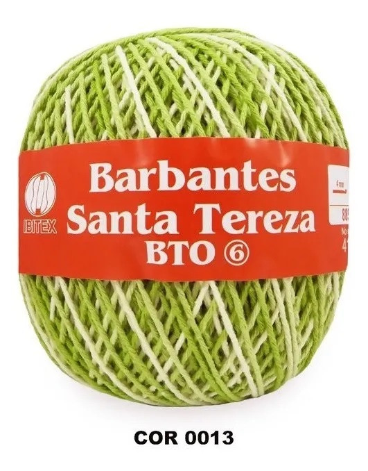 Barbante Santa Tereza N°6 Tricô Crochê 415m - Verde Claro 