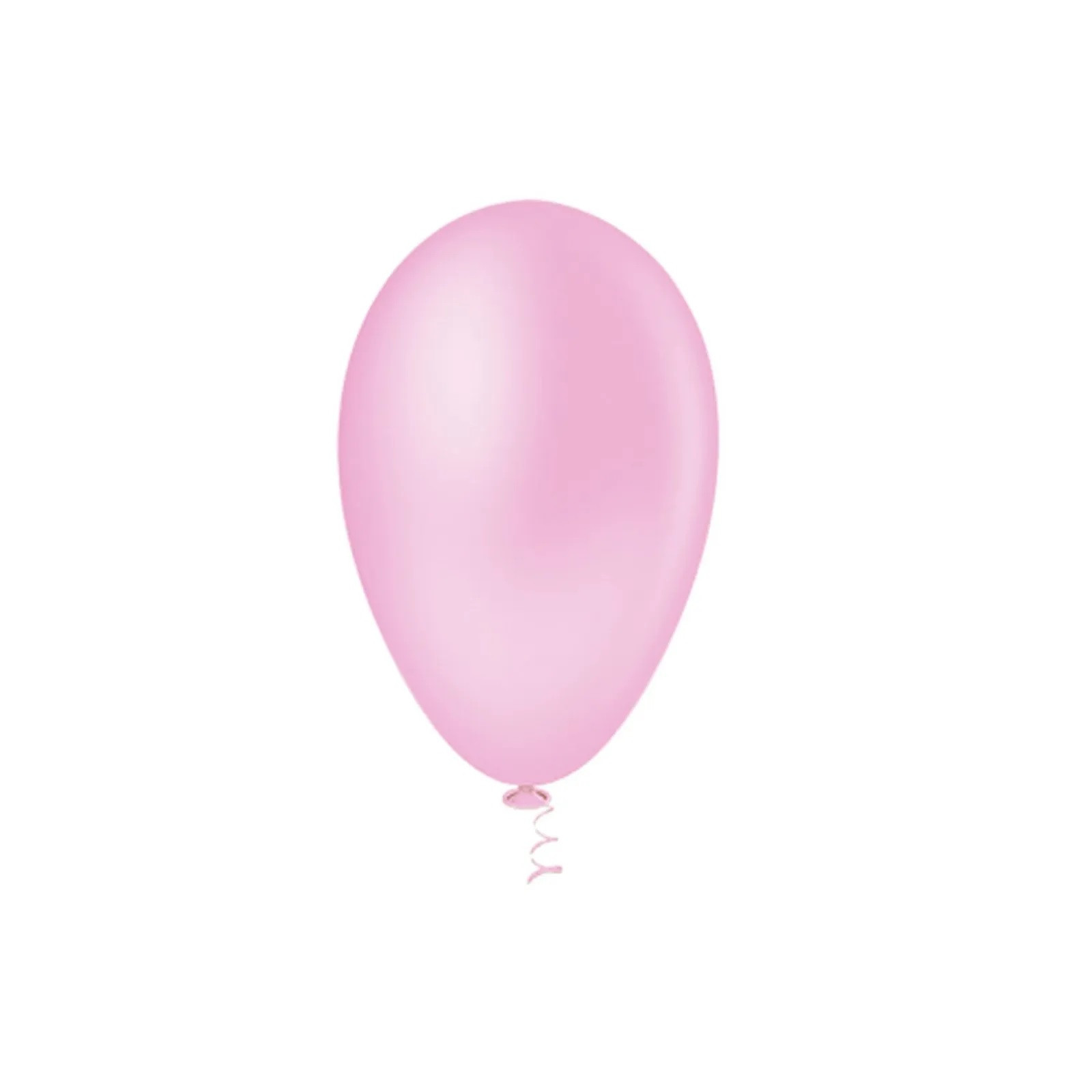 Balão Pera Liso Rosa BabyNº6.5  c /50 unid - Pic Pic