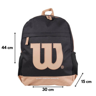 Mochila-Esportiva-Wilson-Preta-e-Marrom