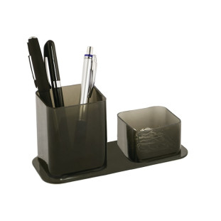 Porta-Caneta/Clips-Duplo-Fume