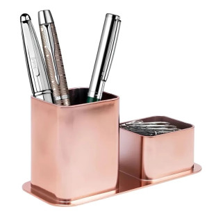 Porta-Canetas-Duplo-Metalizado-Rose-Gold