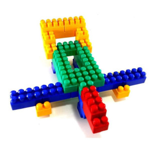 Blocos-De-Montar-Sacola-100-Pecas-ReiBlocks