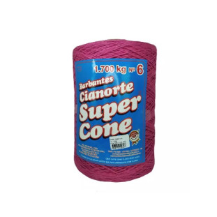 Barbante Cianorte SuperCone Nº6 1.7 Kg - Pink