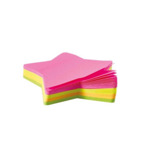 Bloco-adesivo-triviun-neon-estrela-95-Folhas