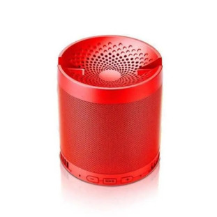 Caixa de Som Portátil Bluetooth 8W Fm Usb Micro Sd D-Q3 Vermelha 