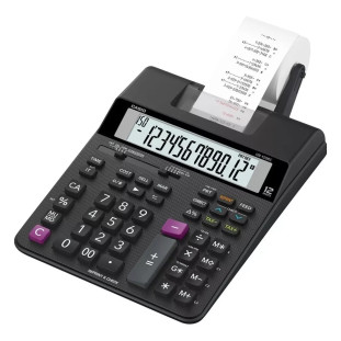 Calculadora com Bobina Casio 12 Dígitos Preto - HR-150RC