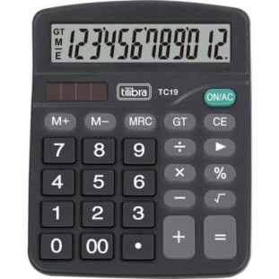 Calculadora-De-Mesa-Tilibra-TC19-Preta-12-Dig