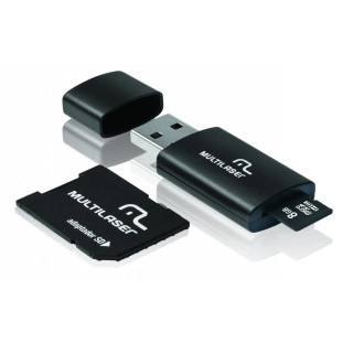 Cartão de Memória / Pen Drive 8GB 3X1 Class 4 MC058 Multilaser