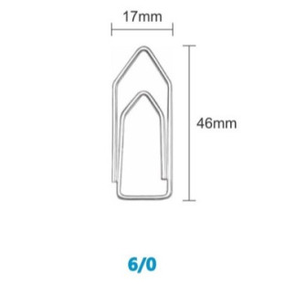 Clips-6/0-Bacchi-C/220-UN-500G