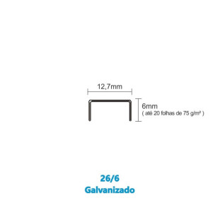 Grampo-26/6-Bacchi-C/5000-UN-Galvanizado