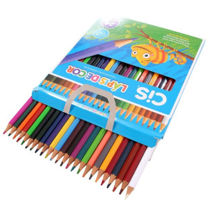 Lápis de cor Plastic 24 cores - CIS
