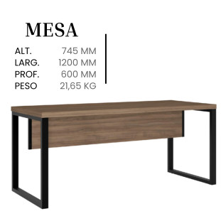 Mesa-Ameixa/Preto-Pe-De-Aco-Quadrado-LM03Q