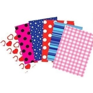 Papel-Criativo-Dupla-Face-Fantasia-Color-SET-6-Cores-A4-210mmx267mm-C/34Fls