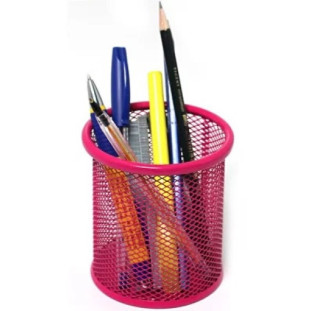 Porta-Caneta-506-Redondo-Metal-Pink