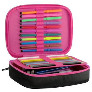 Estojo-Triviun-Preto/Panda-100-Pens-11197