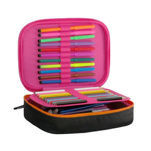 Estojo-Triviun-Preto/Urso-100-Pens-11197