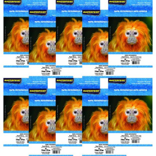 Kit-150-250-500-Folhas-Papel-Fotografico-A4-130g-Adesivo-Master-Print-50-Folhas-Kits:10-Unidades