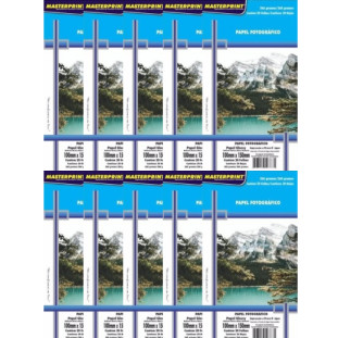 Kit-100-200-300-Folhas-Papel-Fotografico-Glossy-Masterprint-100x150mm-265-gramas-20-folhas-Kits:10-Unidades