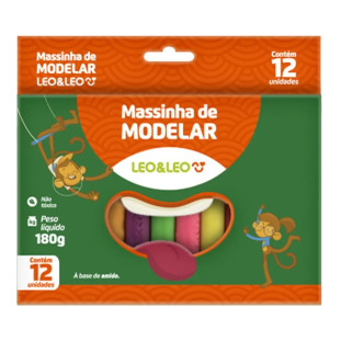 Massa-de-Modelar-12-Cores-180g-Leo-e-Leo