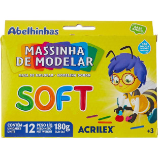 Massa-de-Modelar-Soft-Conjunto-com-12-Cores-Acrilex