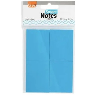 Bloco-Adesivo-38X51-Azul-Neon-50FL-Com-4-Blocos