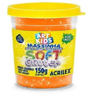 Massa-de-Modelar-Soft-Glitter-150G-Laranja