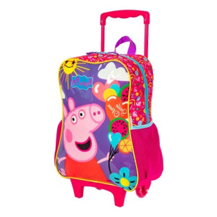 Mochila-Com-Carrinho-G-Peppa-Colorido-
