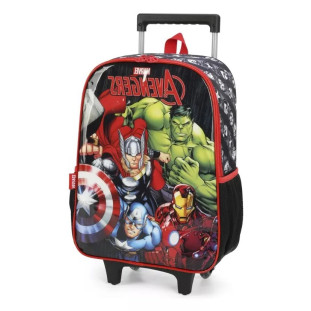 Mochila-com-Carrinho-Avengers-Preto