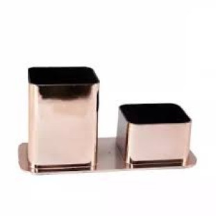 Porta-Canetas-Duplo-Metalizado-Rose-Gold