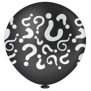 Balão Gigante de Chá Revelação - Interrogação 1 uni- PIc Pic 