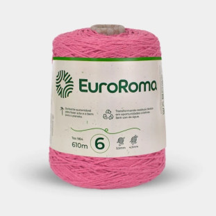 Barbante EuroRoma 4/6 610m Tex 984 - Rosa