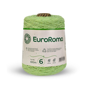 Barbante EuroRoma 4/6 610m Tex 984 - Verde Limão