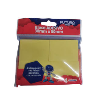 Bloco-Adesivo-Post-it-Amarelo-38MM-X-50MM-C/4-Blocos