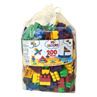 Blocos-De-Montar-200-PCS-C/Rodinhas-ReiBlocks