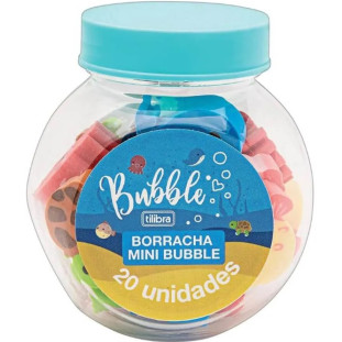 Borracha-Mini-Bubble-Tilibra-Pote-Com-20-Unidade-