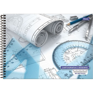 Caderno-De-Cartografia-Milimetrado-60-Folhas-