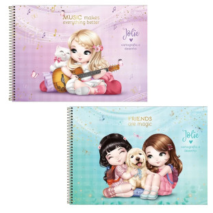 Caderno-Cartografia-Tilibra-MM-80-Folhas-Jolie-