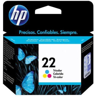 Cartucho HP 22 Colorido Original (C9352AB) Para HP Officejet J3680