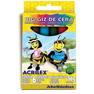 Giz-De-Cera-Big-C/6-Unidades