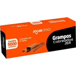 Grampo-26/6-Jocar-C/5000-UN-Cobreado