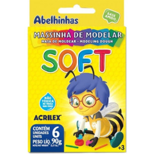 Massa-de-Modelar-Soft-6-Cores-Base-de-Amido-