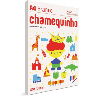 Papel-Sulfite-Chamequinho-Branco-C/-100FL