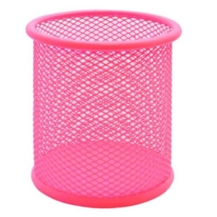 Porta-Caneta-506-Redondo-Metal-Pink