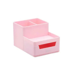 Oganizador-de-Mesa-com-Gaveta-Rosa-Pastel