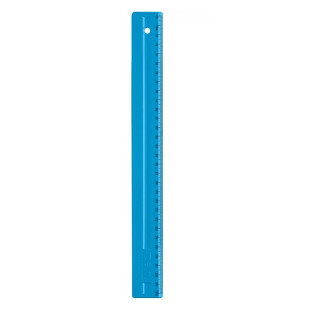 Regua-Dello-Pop-30-Centimetros-Azul